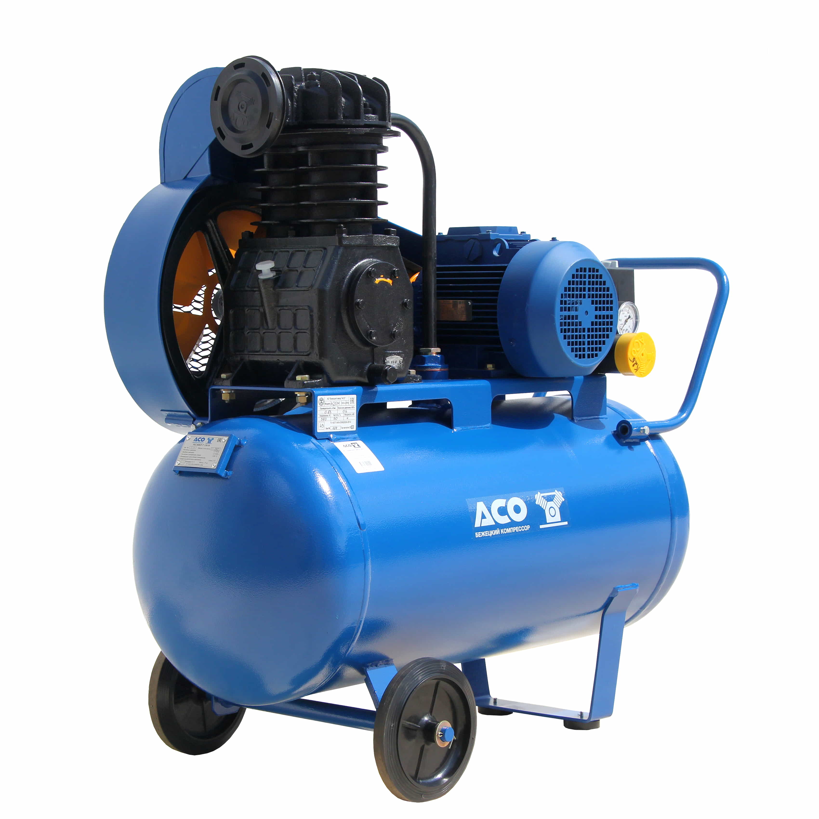 Поршневой компрессор с ременным приводом К25М