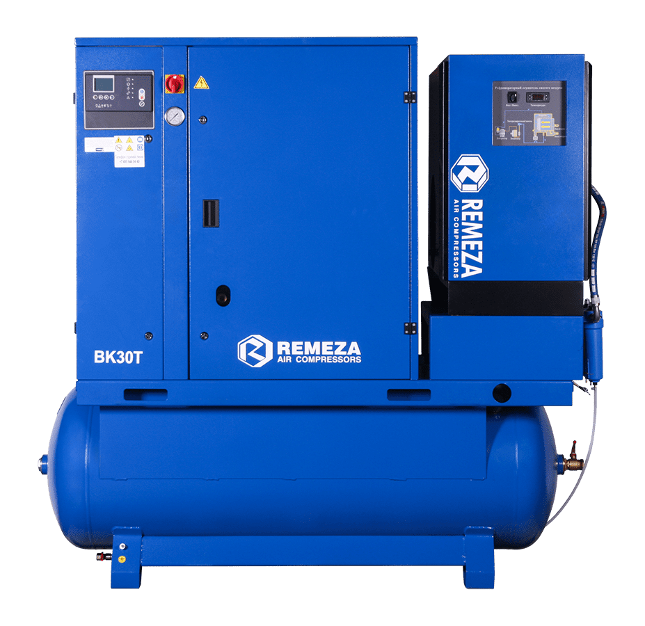 Винтовой компрессор для станков лазерной резки ВК30Т-16-500Д2ВС с частотным преобразователем