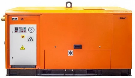 Станция компрессорная электрическая уличная ЗИФ-СВЭ-12,0/1,0 в кожухе