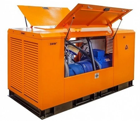 Станция компрессорная электрическая уличная ЗИФ-СВЭ-12,0/1,0 в кожухе