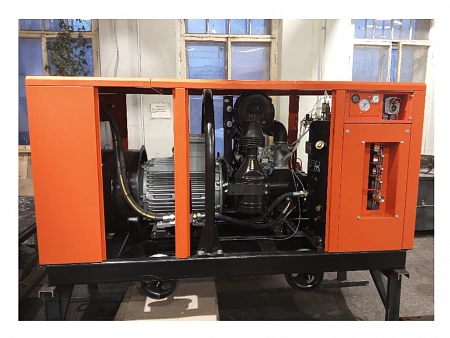 Станция компрессорная электрическая взрывозащищенная шахтная ЗИФ-ШВ 16/0,7 (660; 380 В, на скатах)