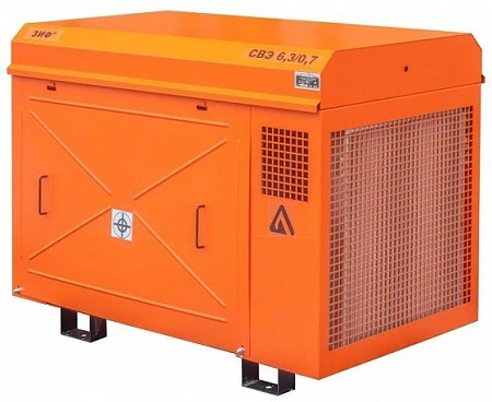 Станция компрессорная электрическая уличная ЗИФ-СВЭ-7,2/1,0 в кожухе