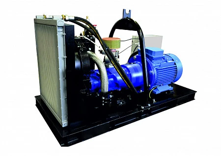 Станция компрессорная электрическая для неотапливаемого цеха нешумозаглушенная ЗИФ-СВЭ-14,0/1,0 без кожуха